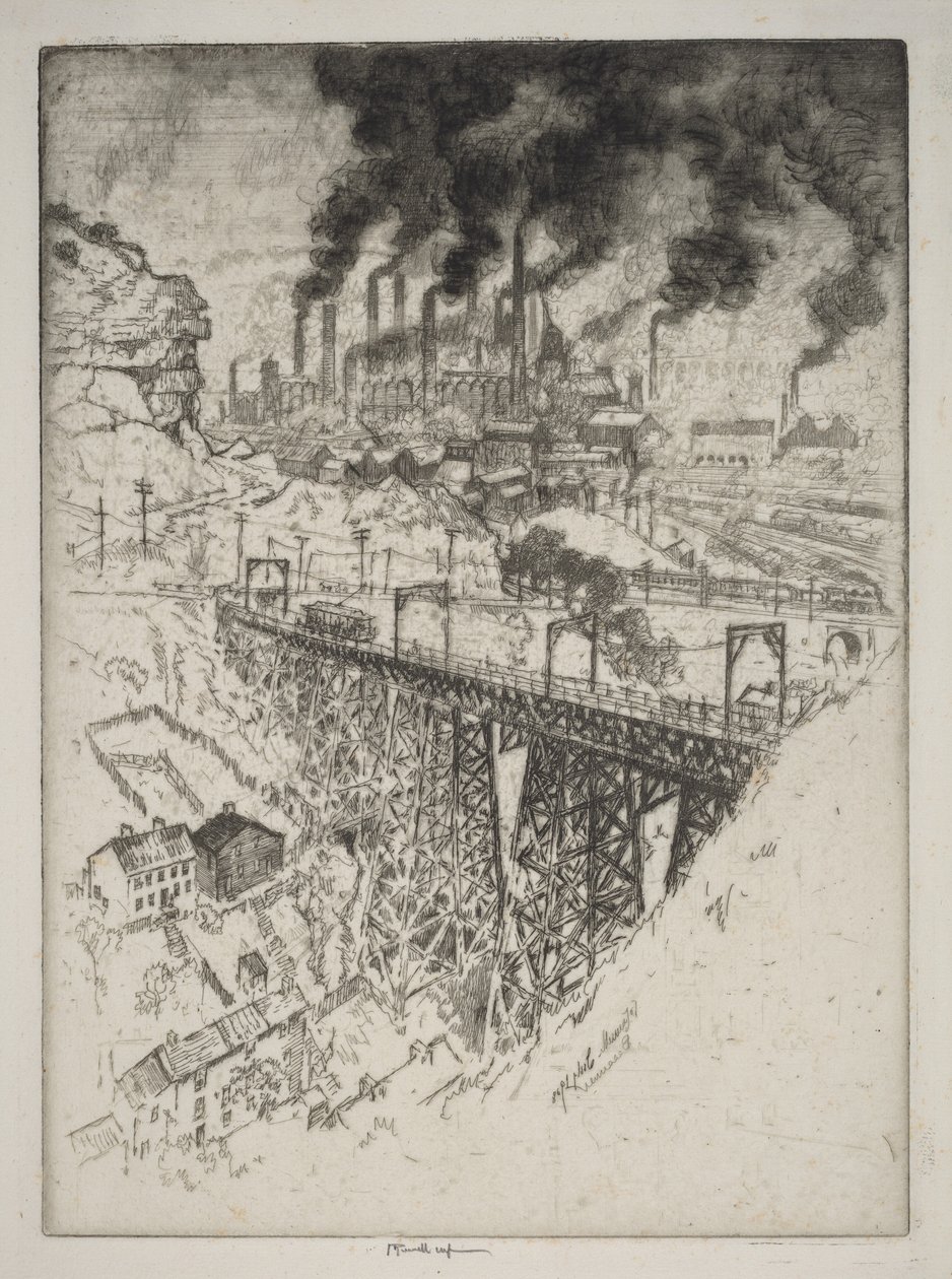 Edgar Thomson-verket, Bessemer av Joseph Pennell