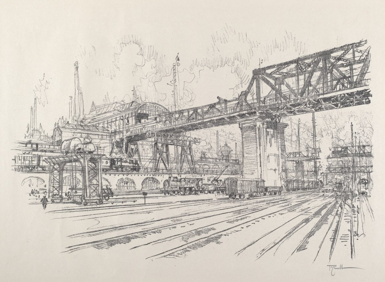 Gleisdreieck av Joseph Pennell