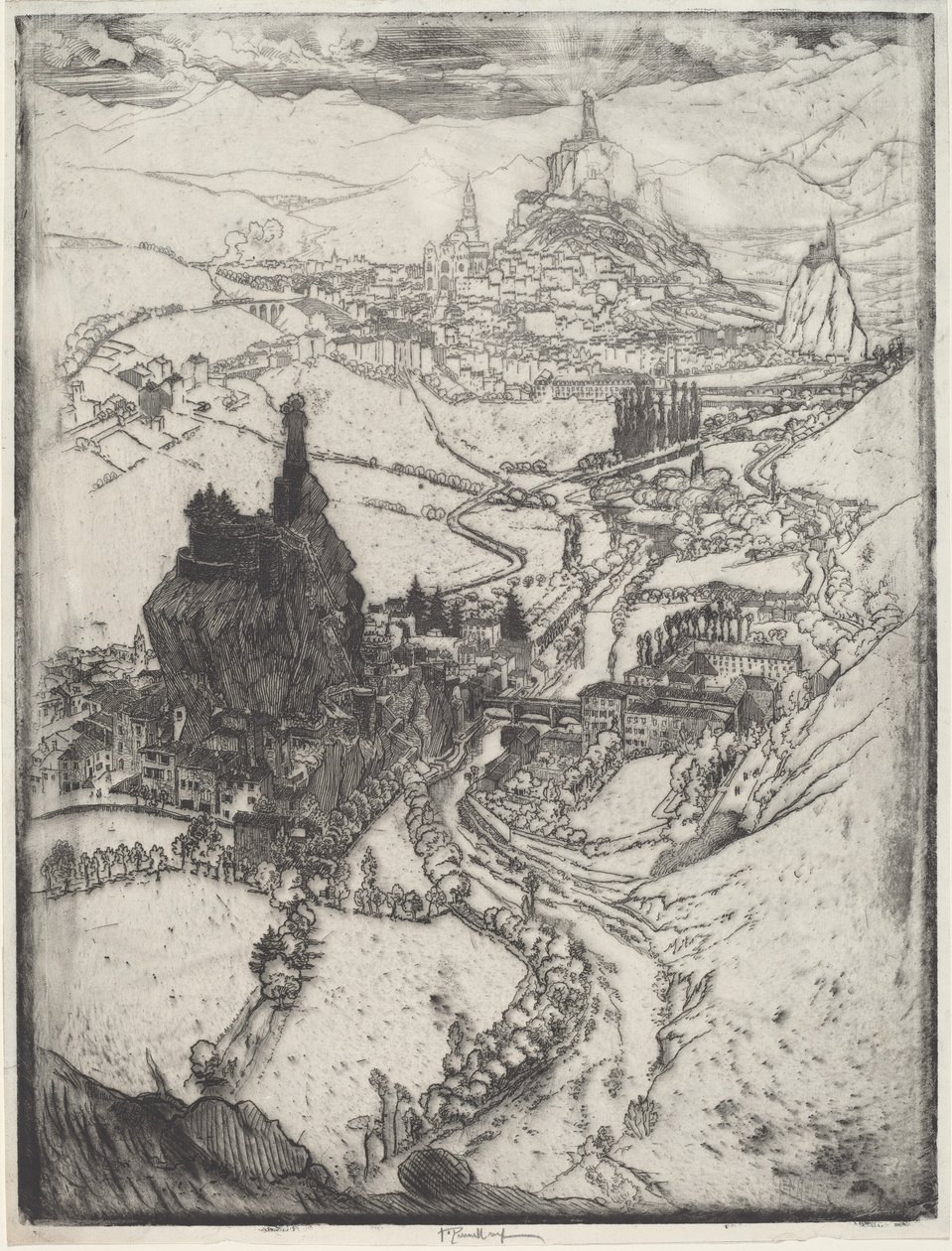 Le Puy av Joseph Pennell