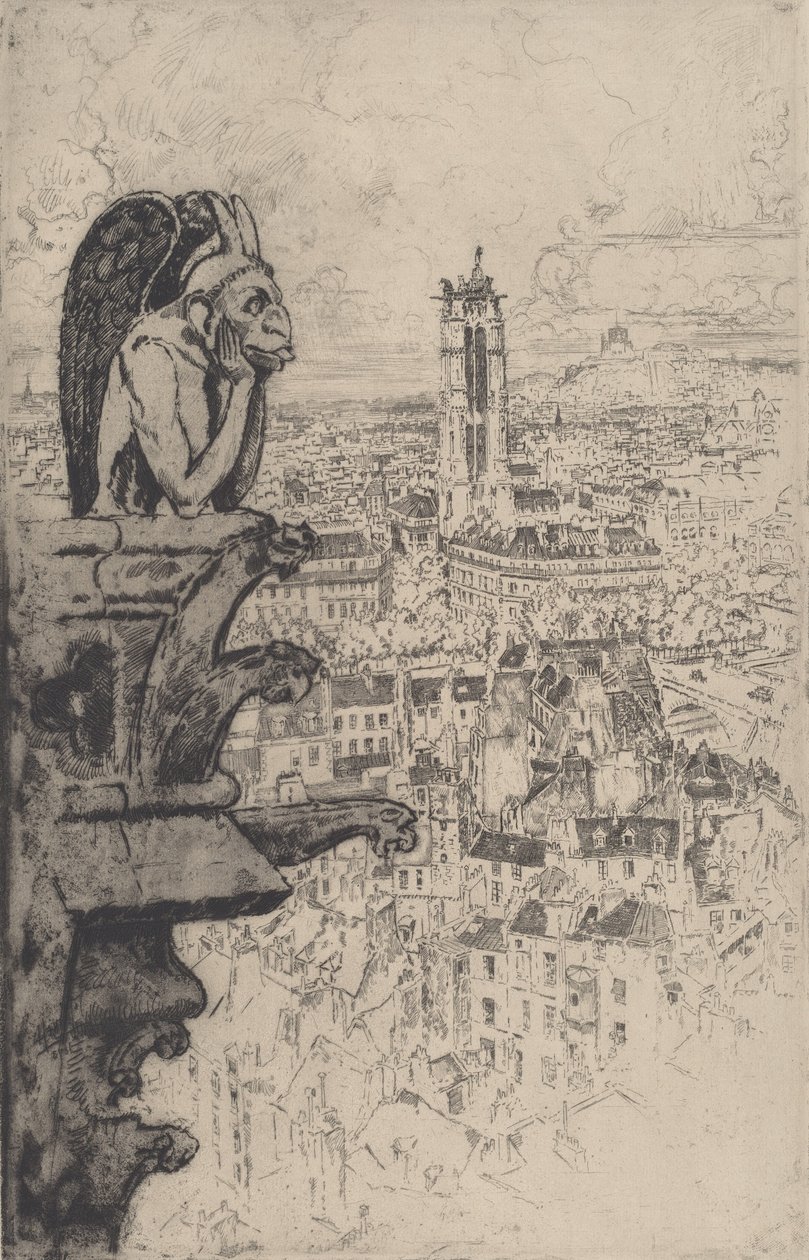 Le Stryge, 1893. av Joseph Pennell