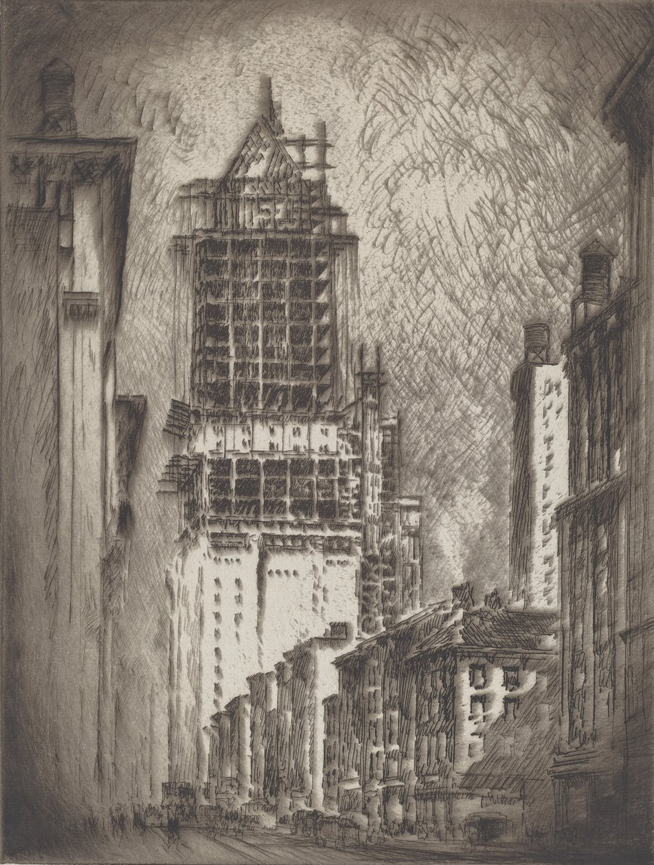 Losji for herrer, 1923. av Joseph Pennell