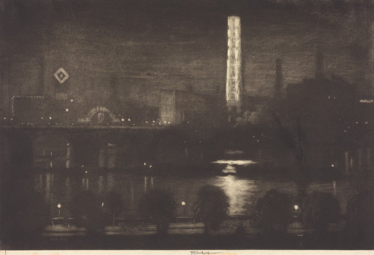 London-natt, whisky og te av Joseph Pennell