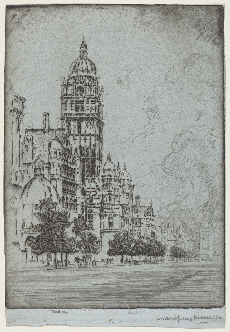 Fantastiske Kensington av Joseph Pennell