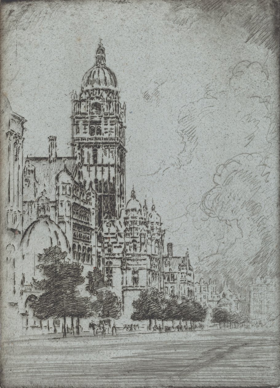 Storslåtte Kensington, 1904. av Joseph Pennell