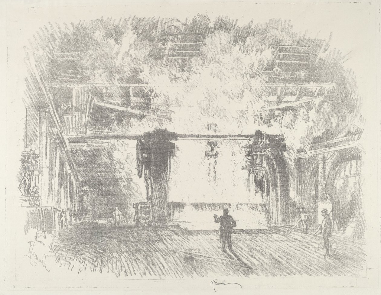 Lage panserplate av Joseph Pennell