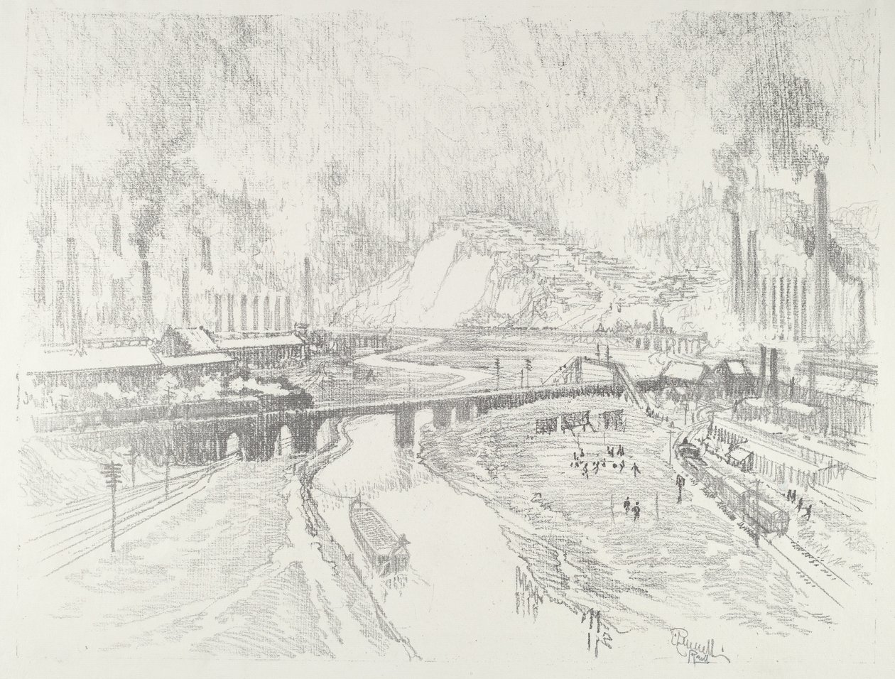 Munisjonsby av Joseph Pennell