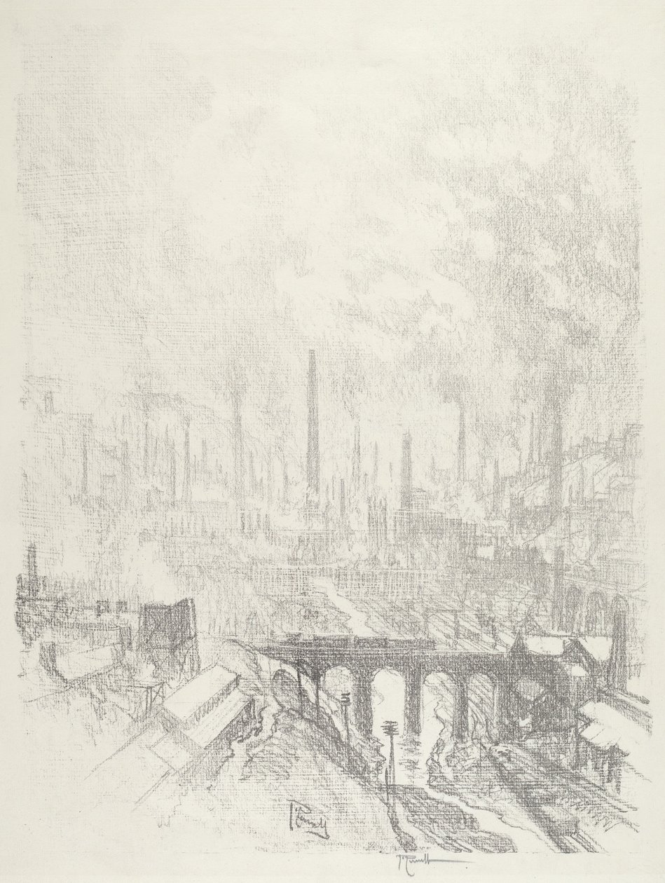 Munitions City, No.I av Joseph Pennell