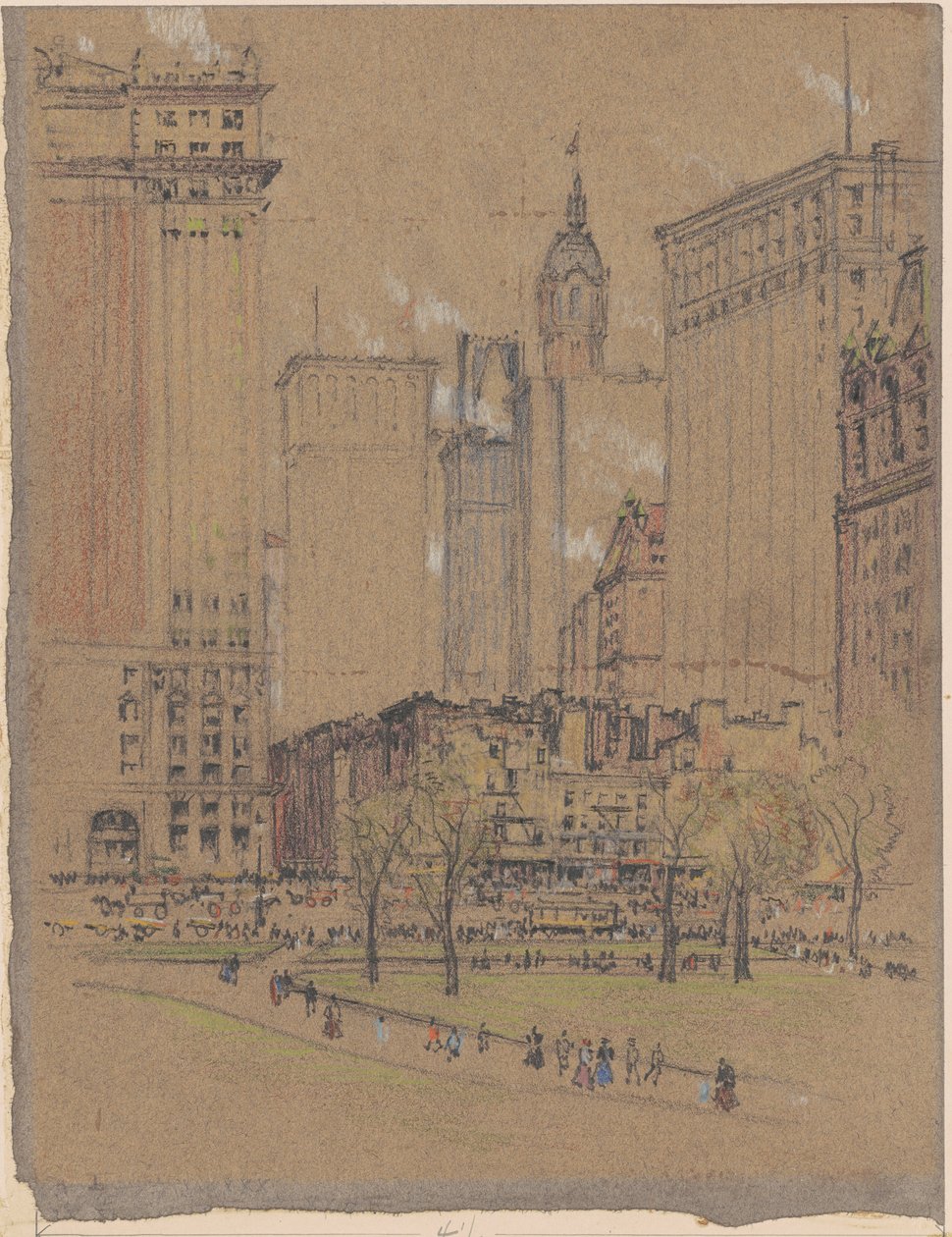 New York, det gamle og det nye av Joseph Pennell