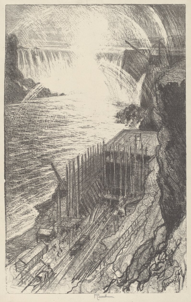 Niagara regnbuer av Joseph Pennell