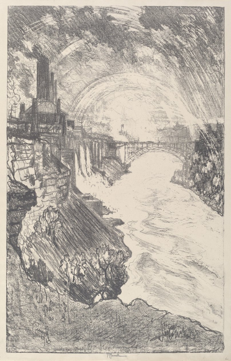 Niagara regnbuer av Joseph Pennell