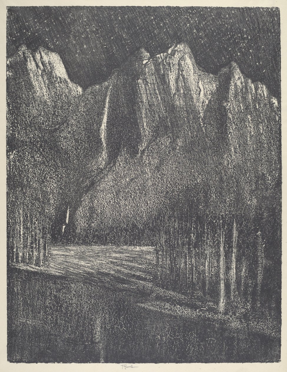 Natt i Yosemite av Joseph Pennell
