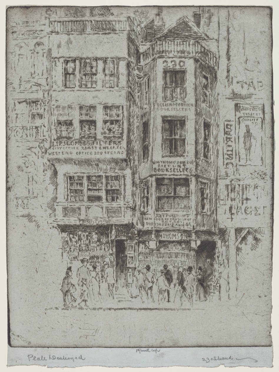 nr. 230 Strand av Joseph Pennell