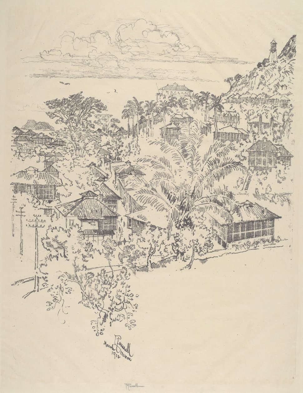 Offisiell Ancon, 1912. av Joseph Pennell