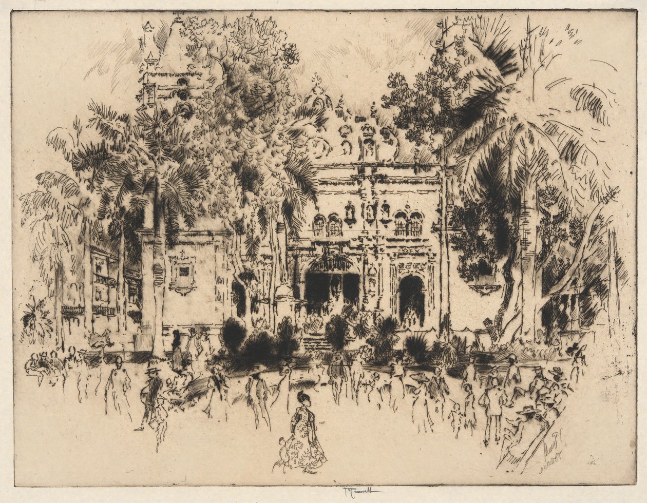 Gamle katedralen av Joseph Pennell