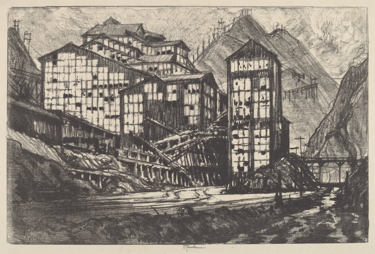 Gamle Million Eyes av Joseph Pennell