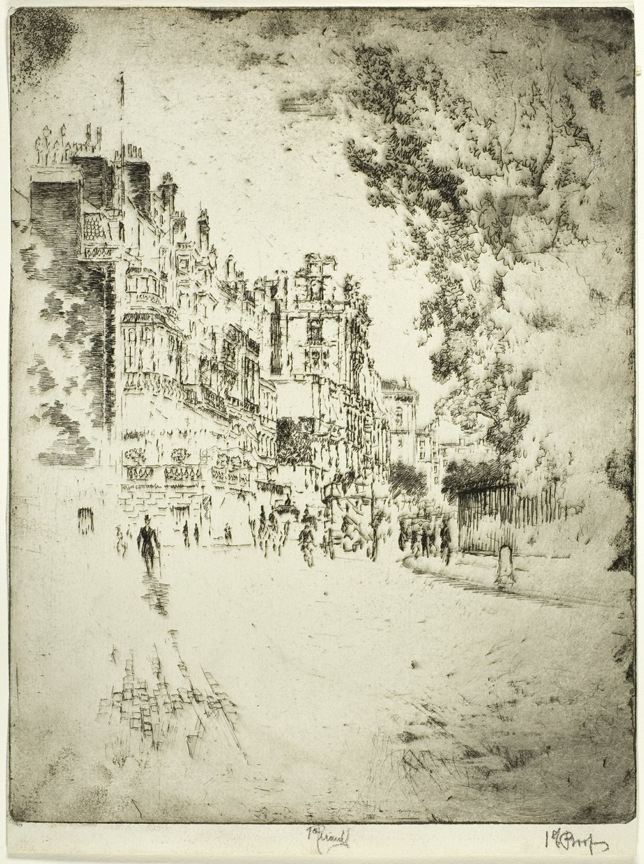 Park Lane av Joseph Pennell