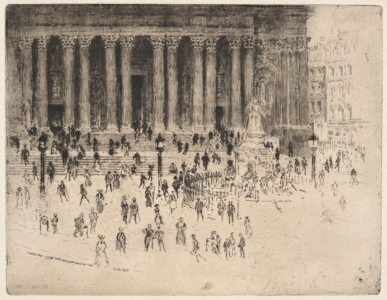 Fortau St. Paul av Joseph Pennell
