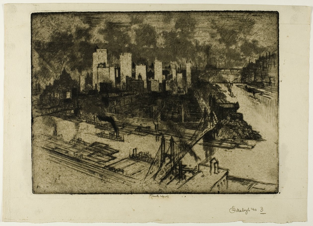 Pittsburgh, nr. 3 av Joseph Pennell