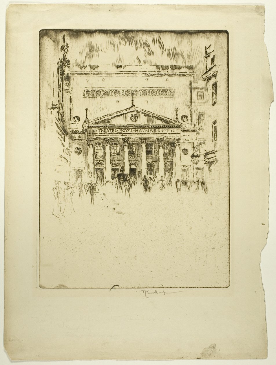 Royal Haymarket Theatre av Joseph Pennell