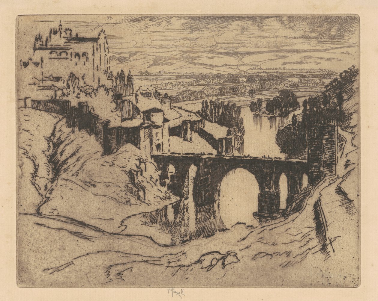 St. Martins bro, Toledo av Joseph Pennell