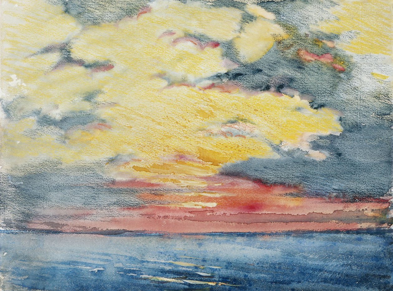 Solnedgang, Acapulco av Joseph Pennell
