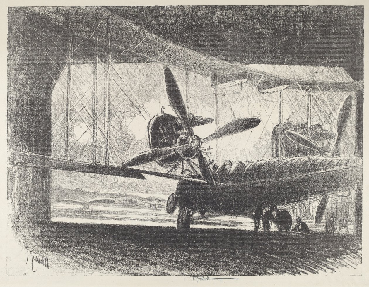 The Big Bug, 1916. av Joseph Pennell