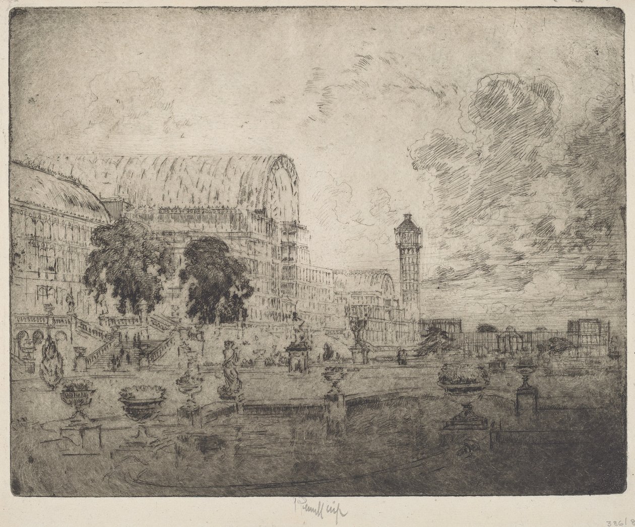 Krystallpalasset av Joseph Pennell
