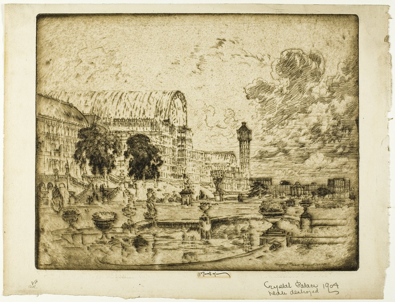 Krystallpalasset av Joseph Pennell