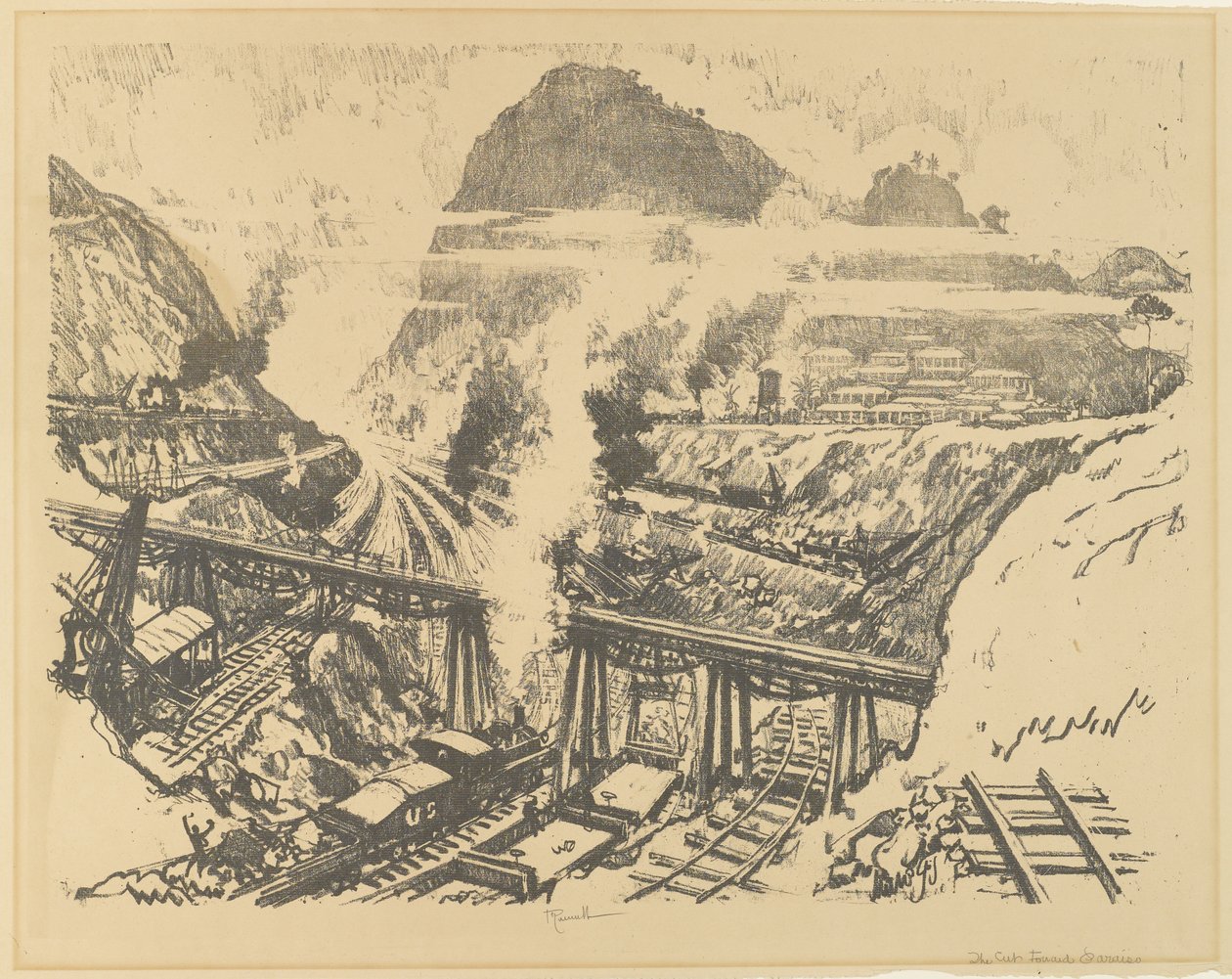 The Cut i Paraiso av Joseph Pennell