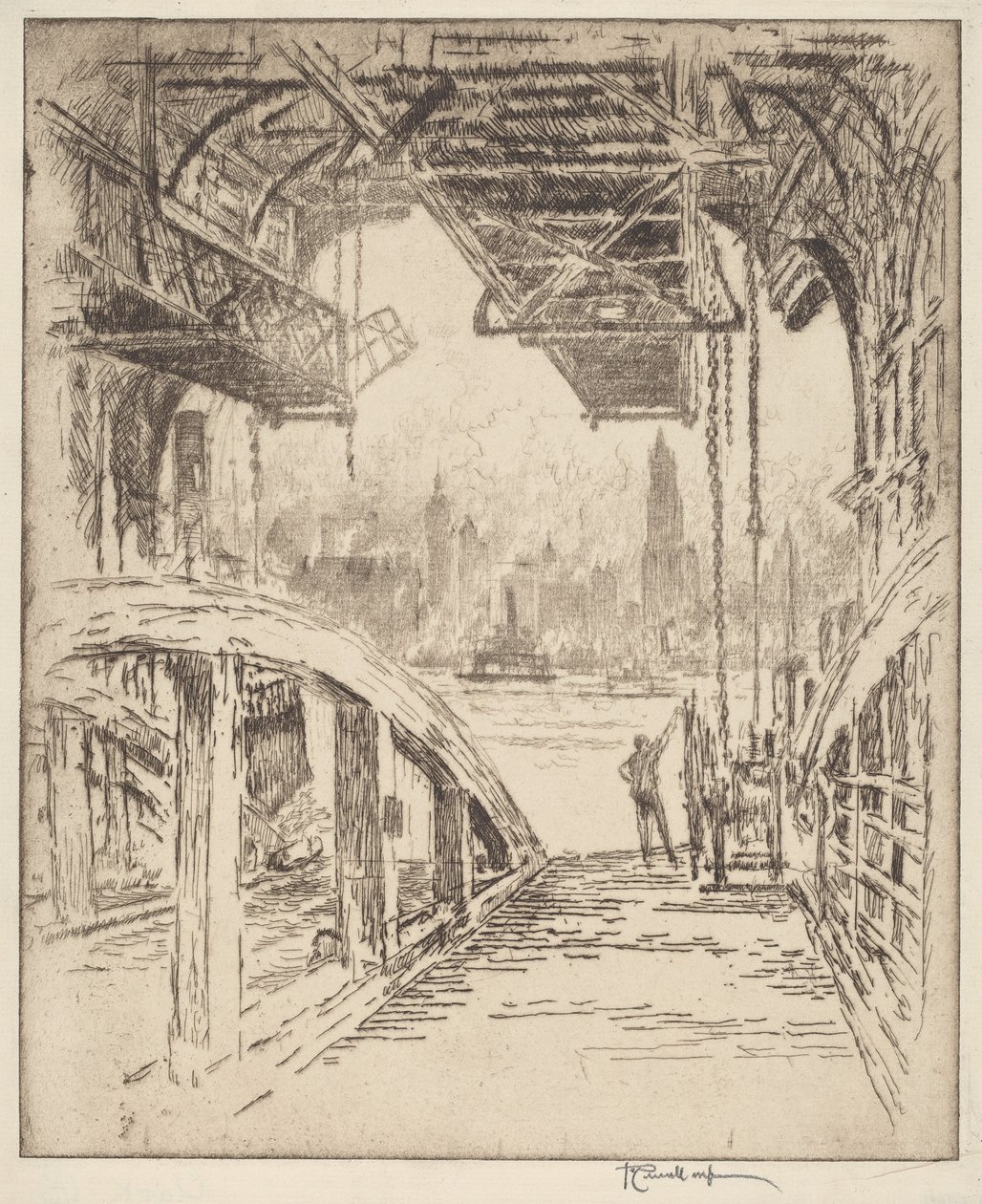 Fergehuset av Joseph Pennell