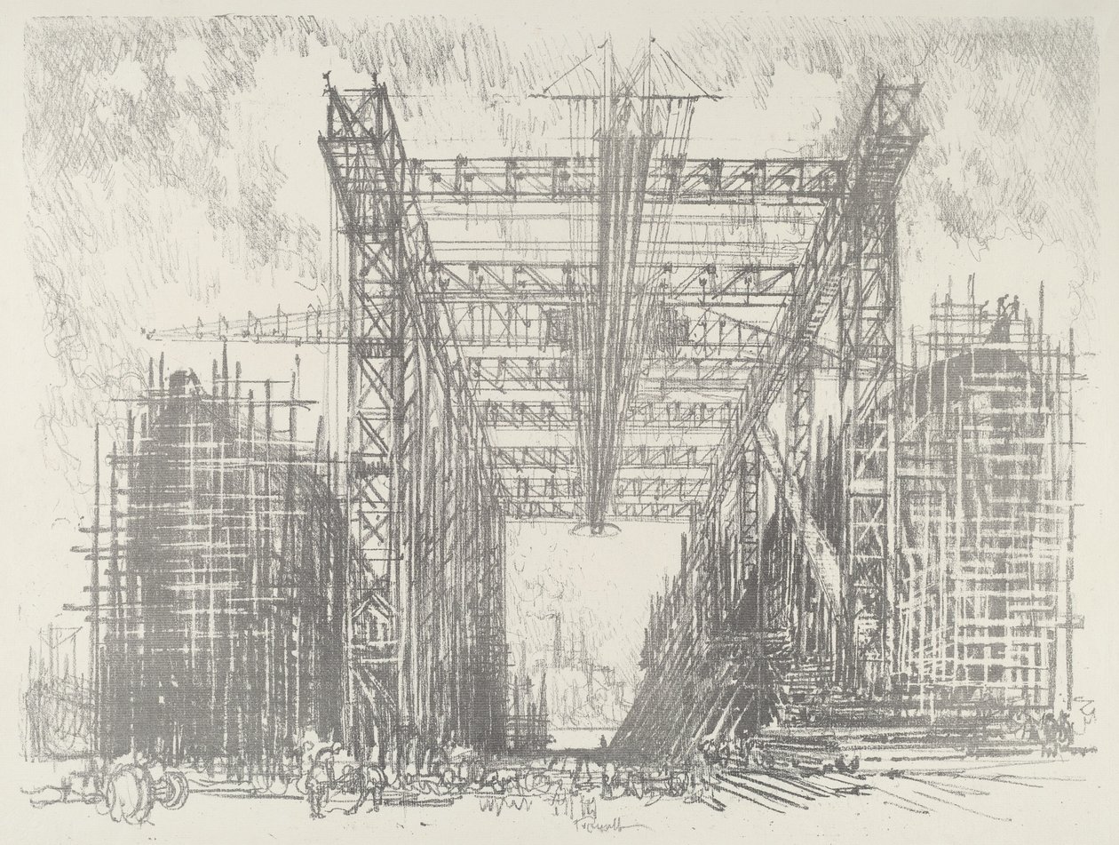 The Gantry av Joseph Pennell