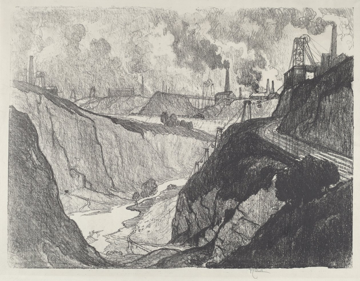 Jerngruven av Joseph Pennell