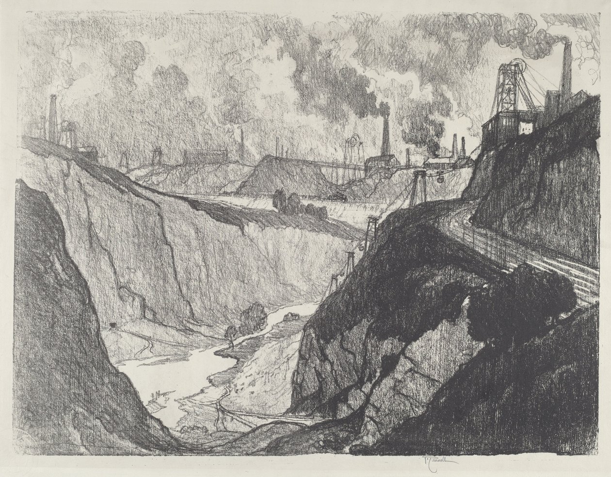 Jerngruven av Joseph Pennell