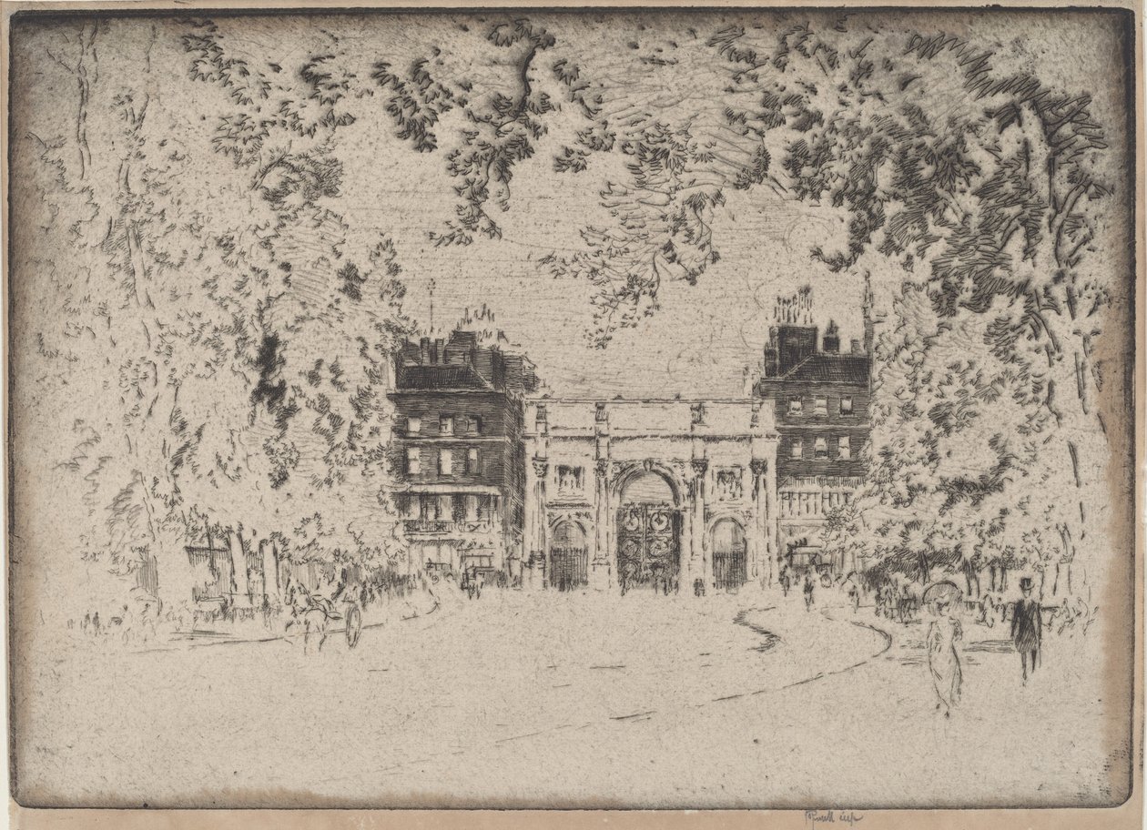 Marmorbuen av Joseph Pennell