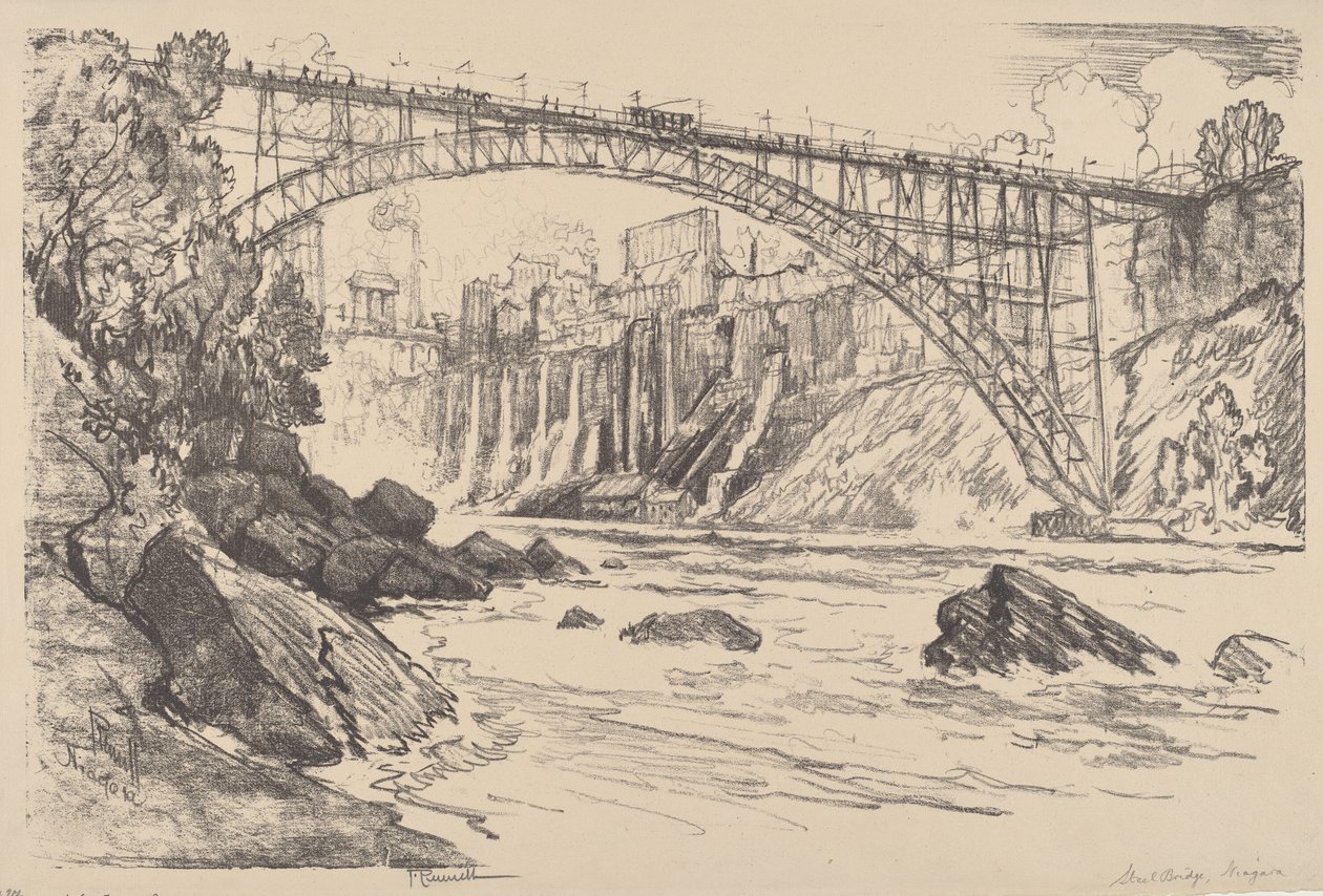 Stålbroen av Joseph Pennell