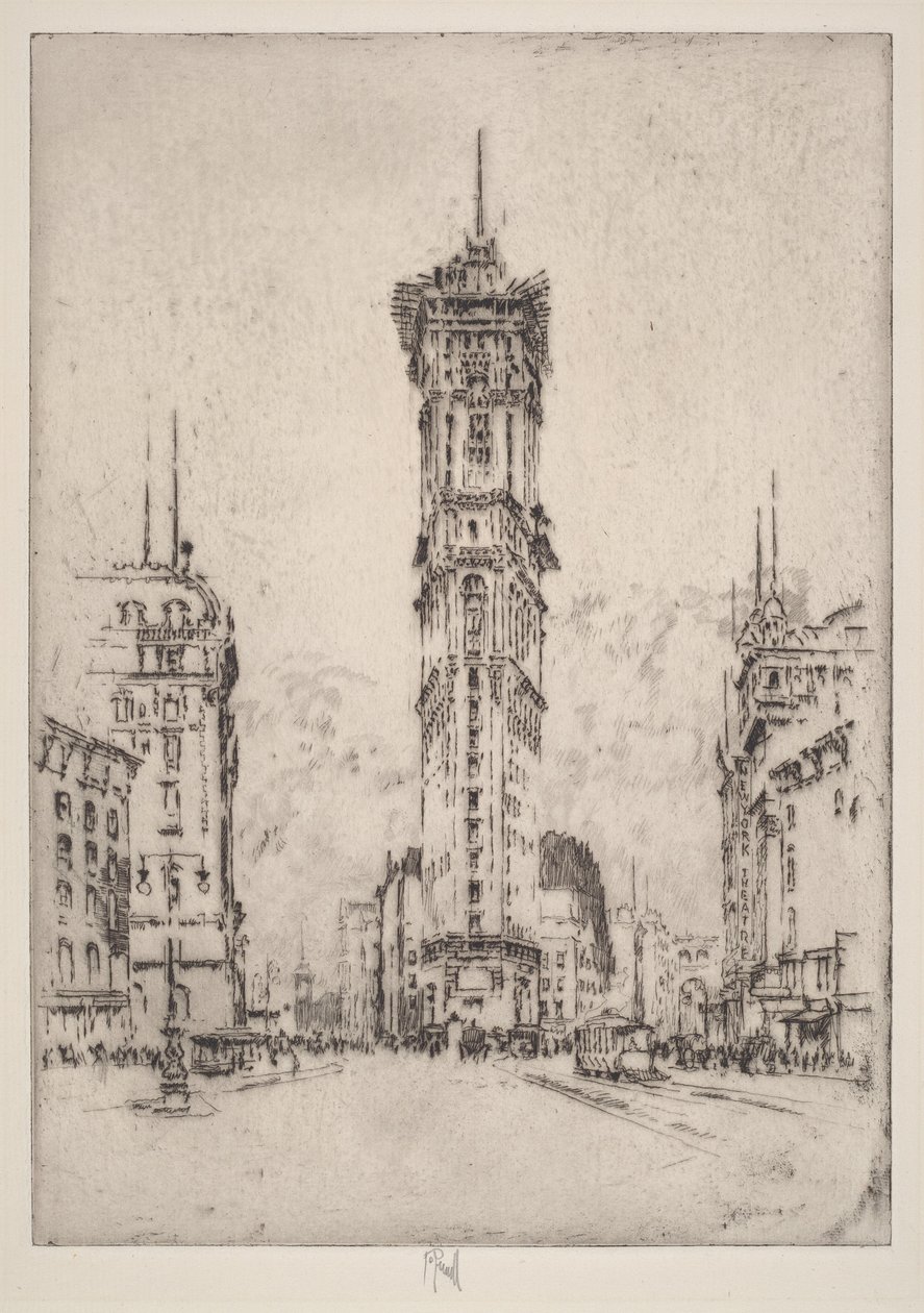 Times-bygningen av Joseph Pennell