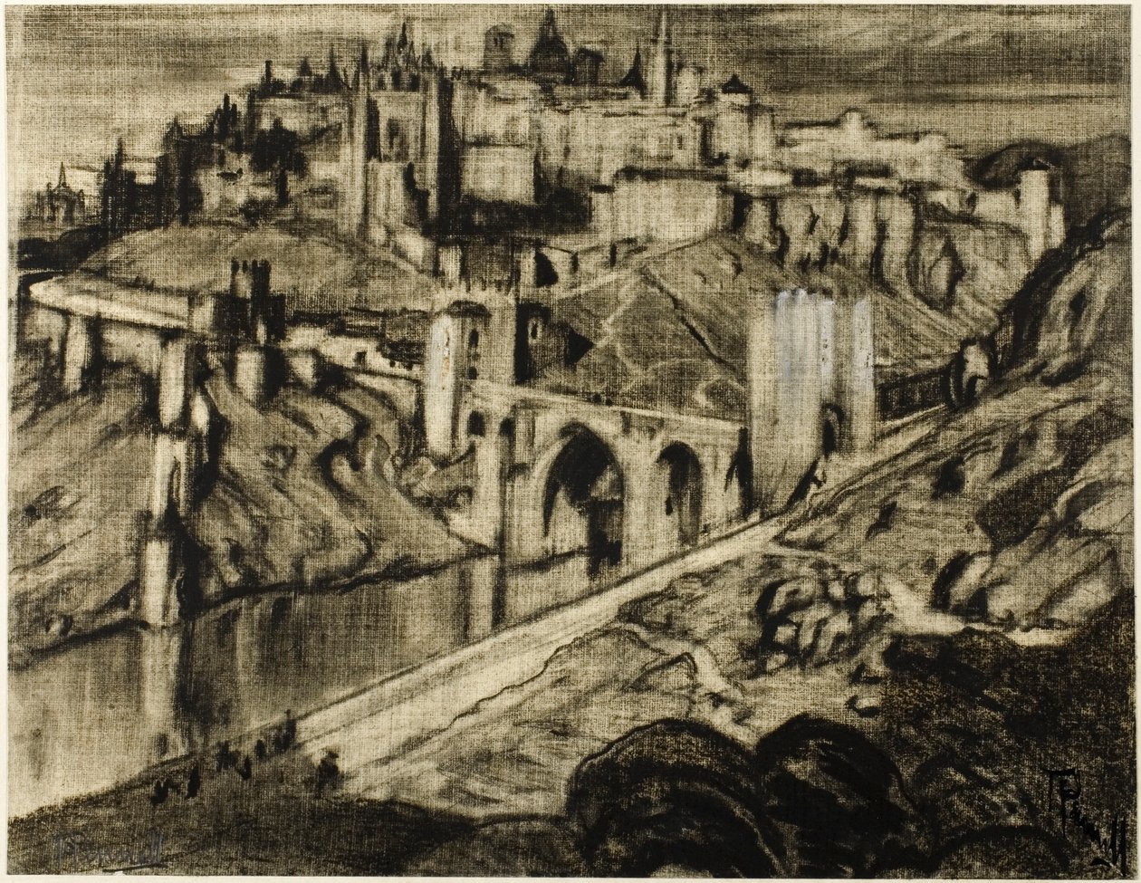 Den ruvende byen, Toledo av Joseph Pennell