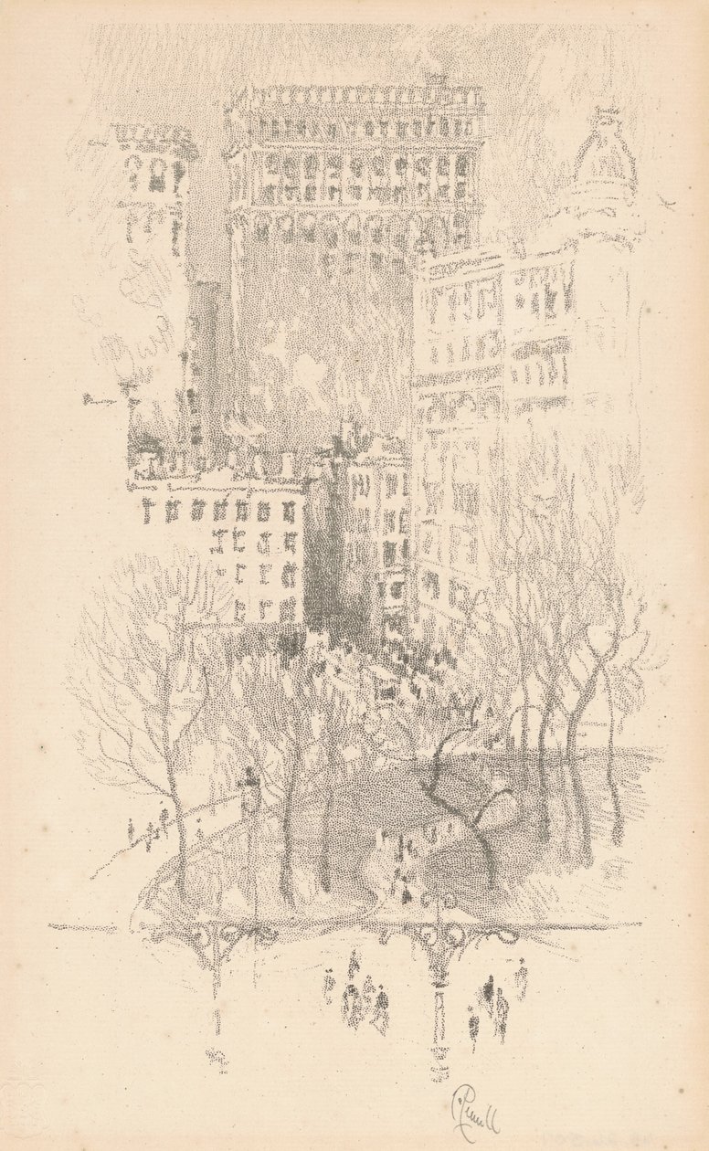 Union Square, 1904. av Joseph Pennell