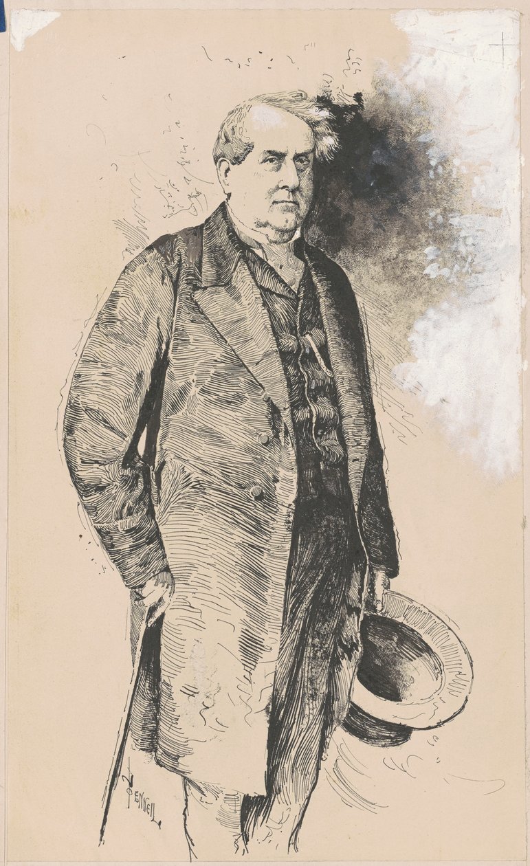 William Wilson Corcoran av Joseph Pennell