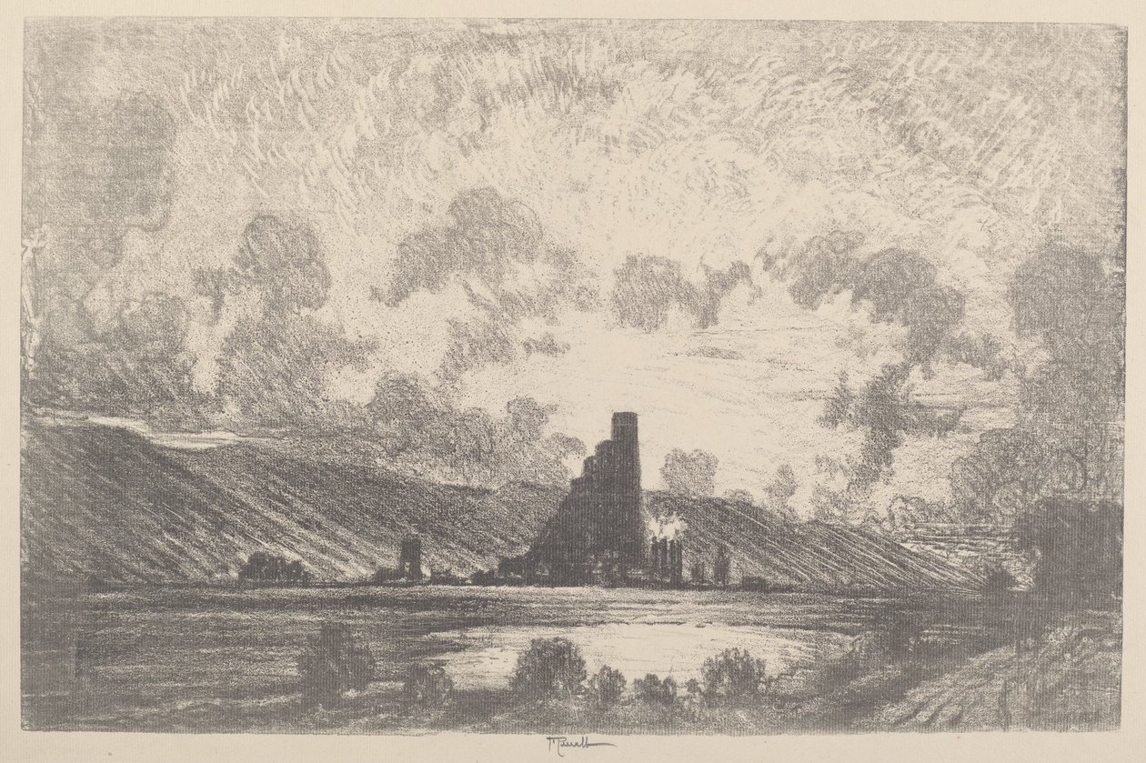 Work Castles, Wilkes Barre av Joseph Pennell