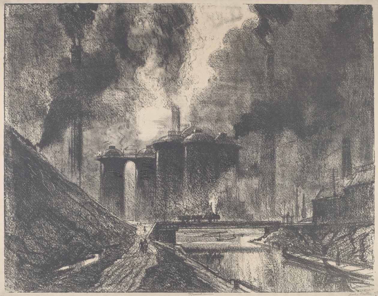 Arbeidsborger, Wolverhampton av Joseph Pennell
