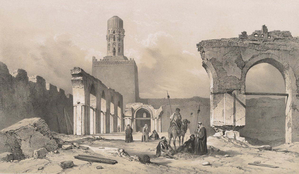 14. El Hakem-moskeen, Kairo, 1843. av Joseph Philibert Girault De Prangey