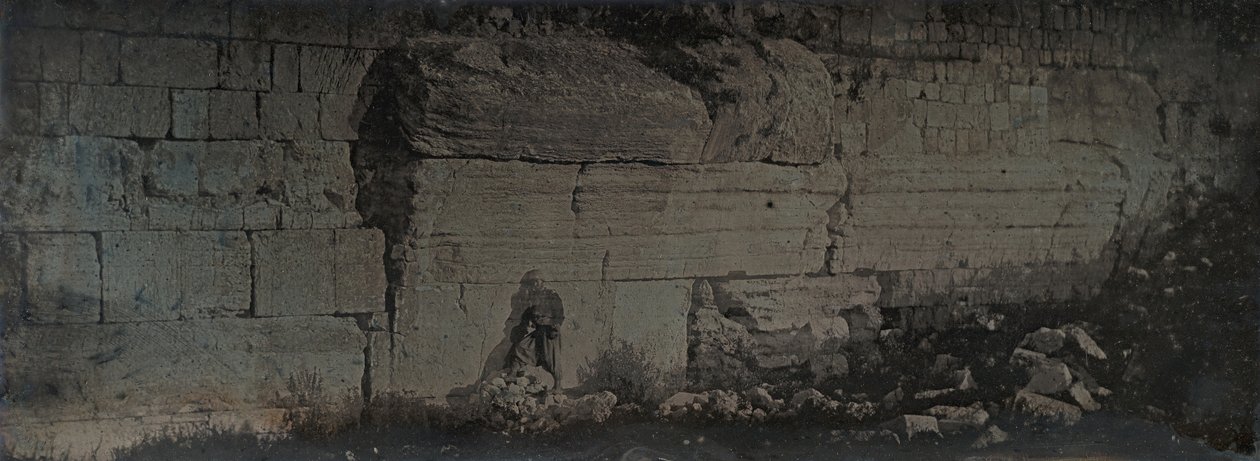Robinsons bue, Jerusalem, 1842-44. av Joseph Philibert Girault De Prangey