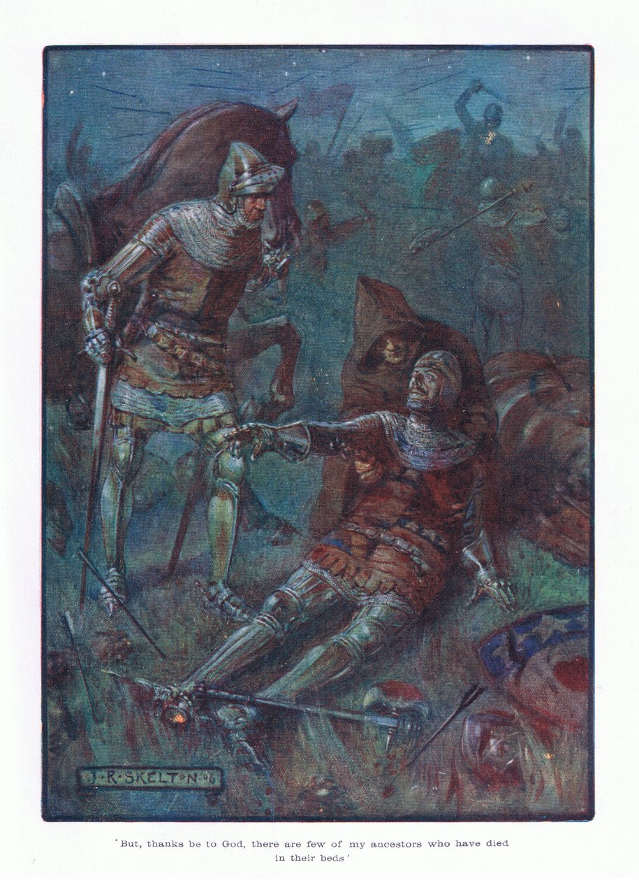 Men takk være Gud, det er få av mine forfedre som har dødd i sengene deres, 1910 av Joseph Ratcliffe Skelton