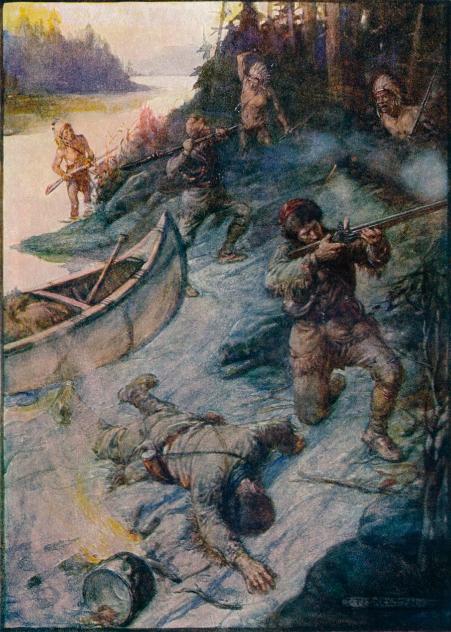 No Man Was Safe, No Life Was Safe, 1908, c1920 av Joseph Ratcliffe Skelton