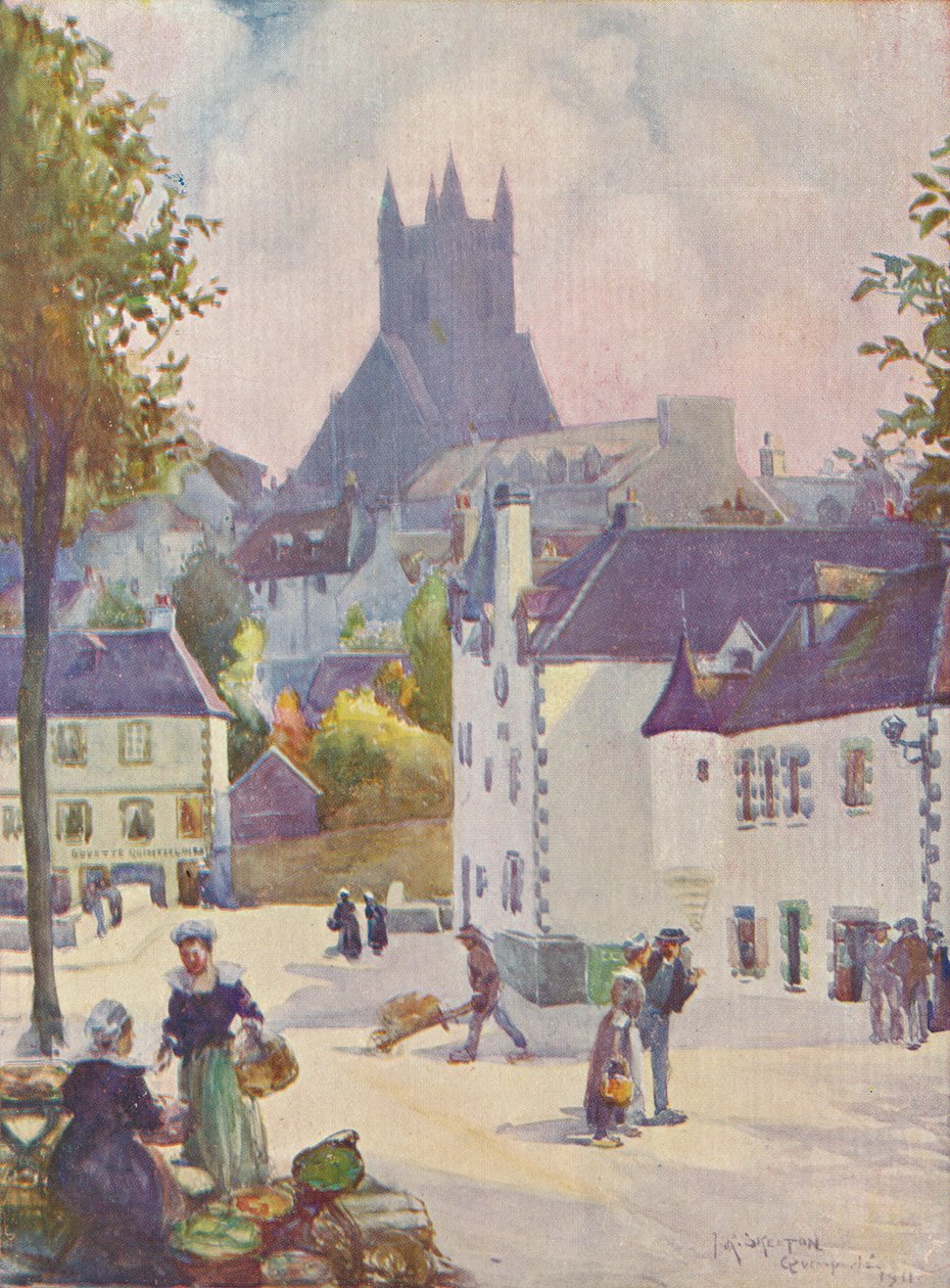 Våren i Bretagne Quimperlé, 1911, 1913 av Joseph Ratcliffe Skelton