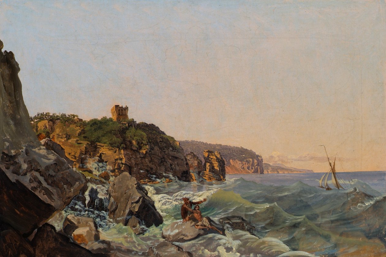 Forlis utenfor kysten av Napoli av Joseph Rebell