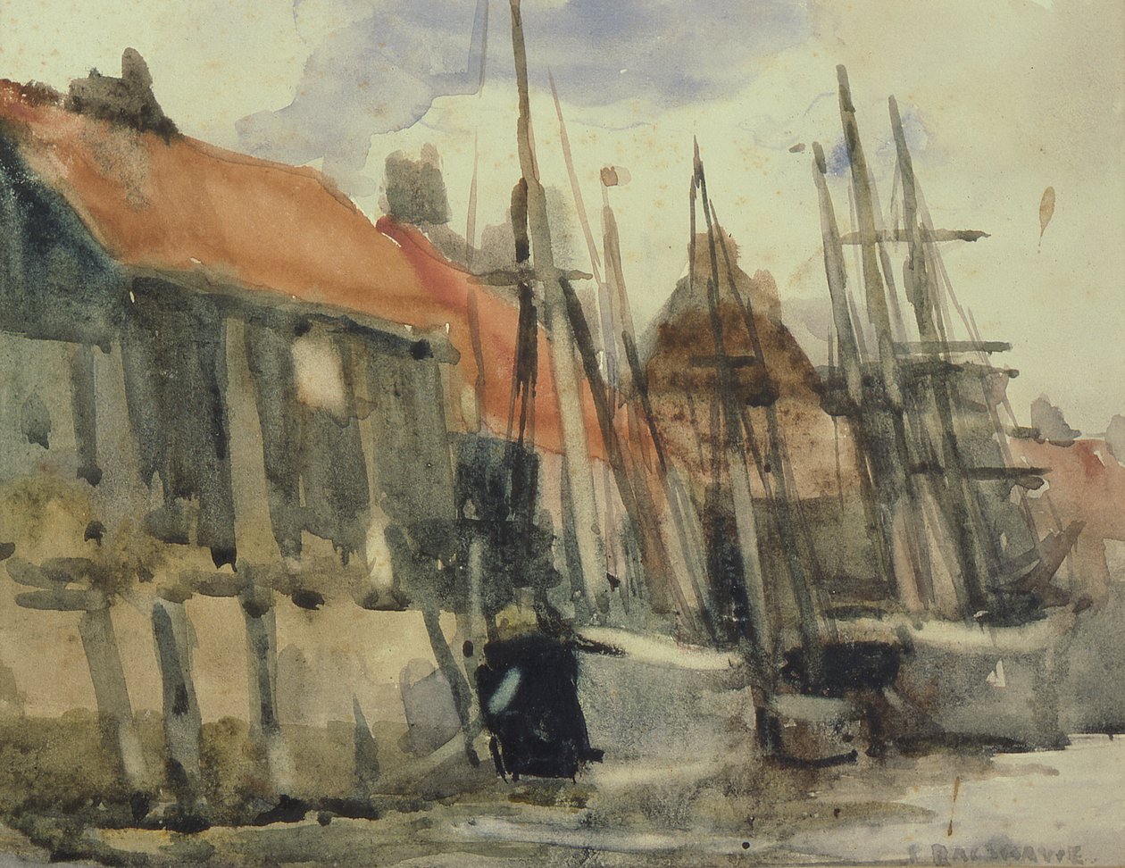 Ved The Wharf av Joseph Richard Bagshaw