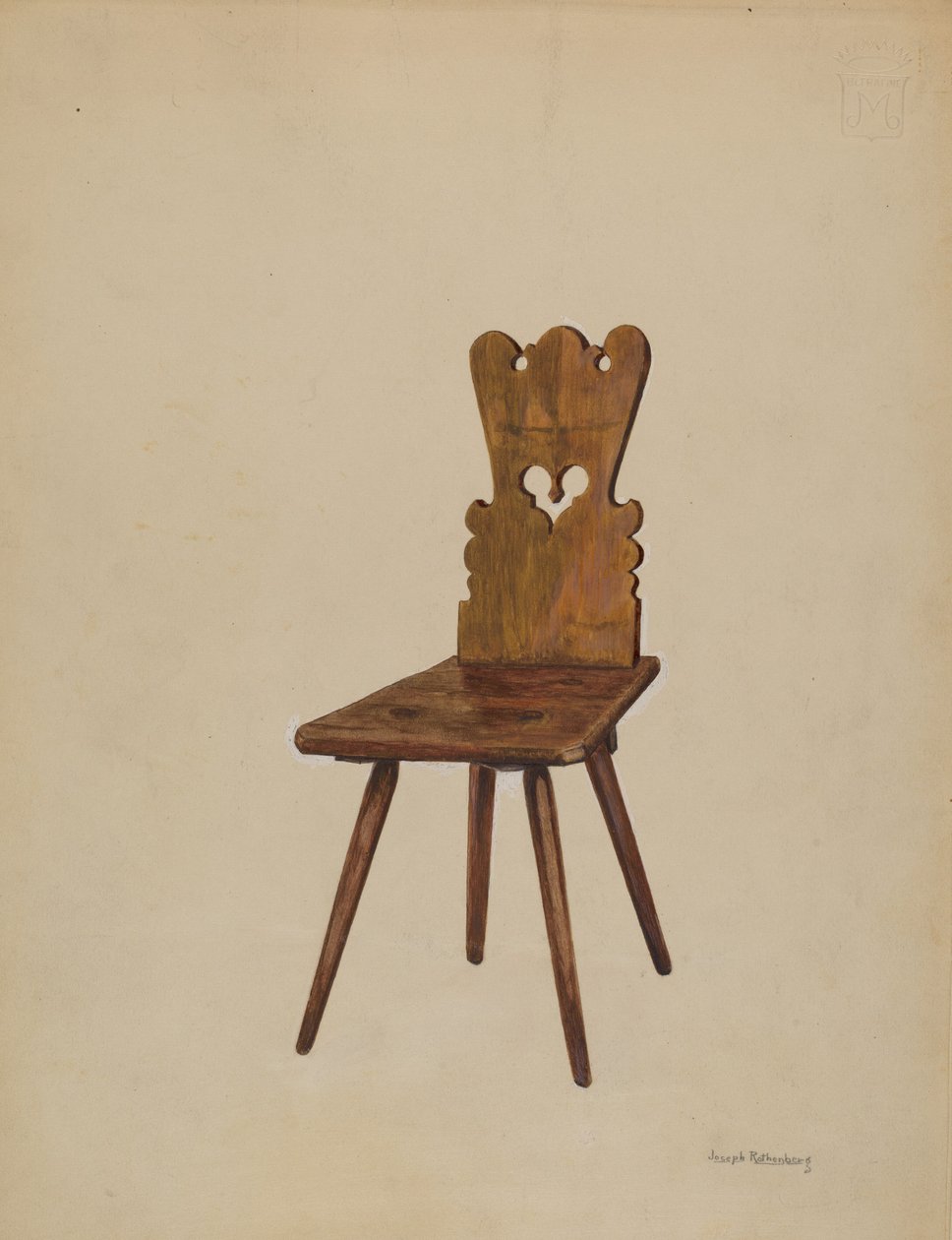 Sidestol, 1936. av Joseph Rothenberg