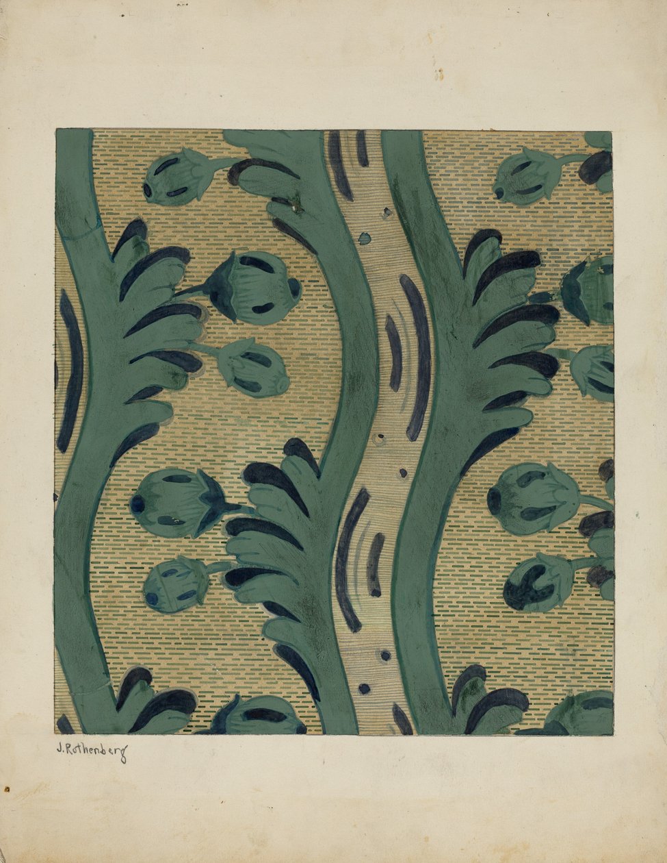 Tapet, ca. 1937. av Joseph Rothenberg